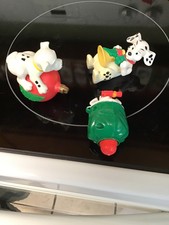 McDonalds Happy Meal Toys Disney 101 Dalmations. Lot of 4 Figures.