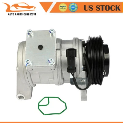 A/C Compressor Fits Dodge Caravan Chrysler Plymouth Voyager 1996-1997 1998 1999 - Image 1 of 4