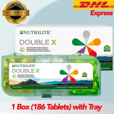 AUTHENTIC NUTRILITE Double X™ Tray 31Day Supply New Improved Formula 186 Tablets - Image 1 of 4