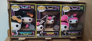 Hello Kitty Funko Pop Kuromi My Mellody Halloween Blacklight Sanrio 2023 NEU OVP - Bild 1 von 9