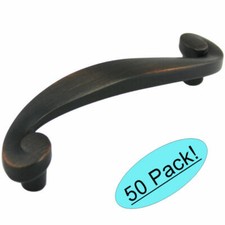 *10 Pack* Cosmas Cabinet Hardware Oil Rubbed Bronze Swirl Handle Pull #774ORB
