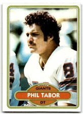 1980 Topps Phil Tabor Football Cards #14