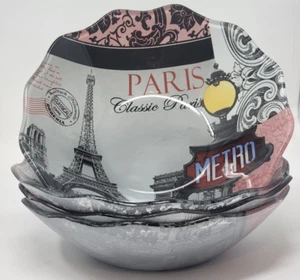 Ensaladeras Stokes Paris France Classic Paris Metro bordes festoneados 7,5" (4) - Imagen 1 de 4