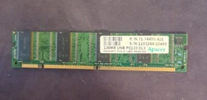 128 MB SDRAM 168-pin PC-133 non-ECC CL3 'Apacer 71.74450.41E - Picture 1 of 1