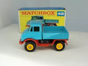Vintage Matchbox Lesney No 49 Diecast UNIMOG Truck With Original Box Mint Cond. - Picture 1 of 7