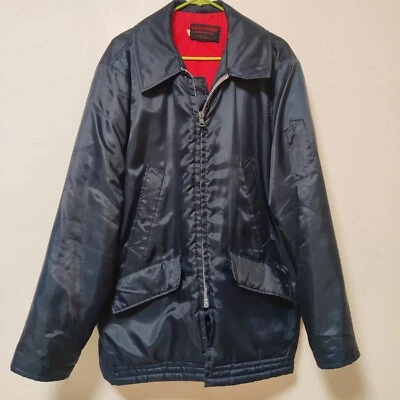 Vintage 1960-70's WearGuard Men's Large Nylon Jacket Coat Blue RN 64288 - Image 1 of 4