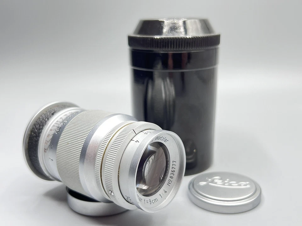 Ernst Leitz Wetzlar Leica Elmar 4.0/90mm Objektiv  M39 (Leica Elang) #836777-110 - Bild 1 von 4