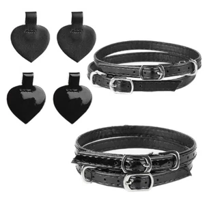 2 juegos de correas de tobillo desmontables para tacones correa de tobillo tacones bloque correa de corbata tacones - Imagen 1 de 12