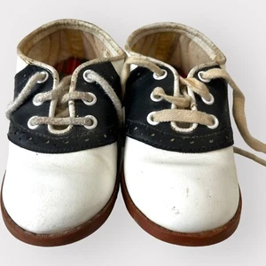 Vintage Superoos Saddle Shoes Toddler Size 7 Skid Resistant - Picture 1 of 10