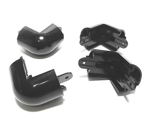 Lote de 4 McCue Ggc-20 Greenguard 2′′ Snap-On 90 grados esquina exterior negro - Imagen 1 de 2