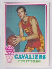 Steve Patterson  1973-74 Topps Rookie #73 Cleveland Cavaliers EX {0404