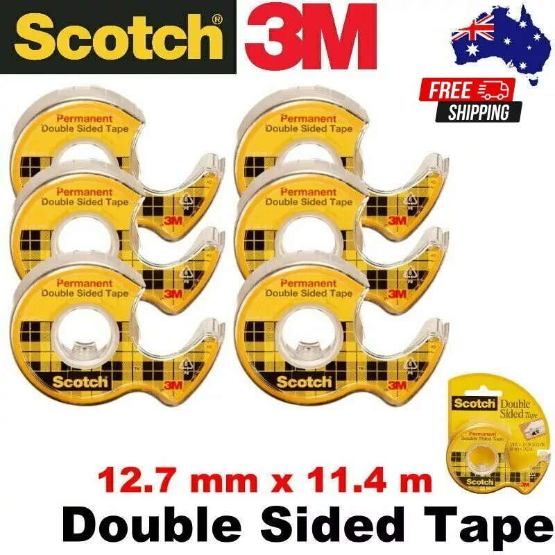 Scotch Double Sided Tape Gift Wrap Quality Value Pack 12.7mm x 11.4m - image 1 of 4