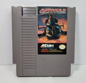 Airwolf Nintendo NES Game Cartridge Only Tested Working Very Clean release 1989