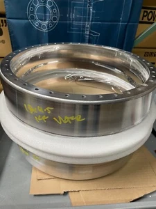 (pair) Work 40H 18x4.5 Reverse Outer Lip Polished - Picture 1 of 2