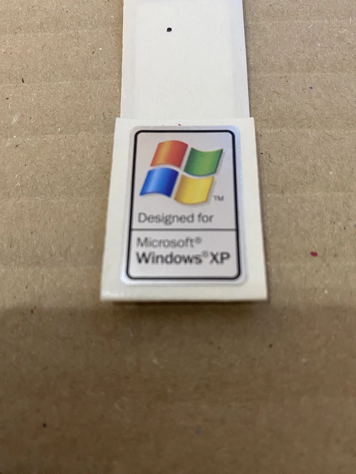 Microsoft Windows Xp Sticker Genuine For Desktops - Image 1 of 1