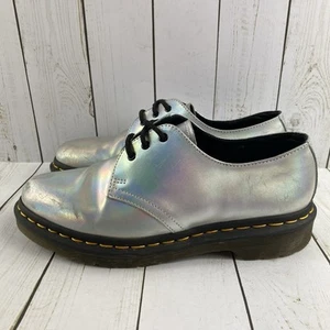Zapatos Oxford Dr. Martens 1461 RS Silver Lazer Iced Metallic para mujer talla 8” - Imagen 1 de 24
