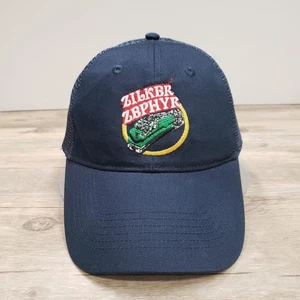 Zilker Zephyr Mütze Kappe Druckknopflasche marineblau Trucker Netz bestickt Zug Herren - Bild 1 von 7