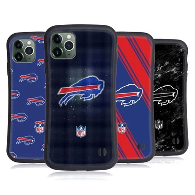OFFICIAL NFL BUFFALO BILLS ARTWORK HYBRID CASE FOR APPLE iPHONES PHONES - Image 1 of 4