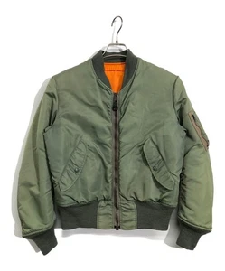 THE REAL McCOY'S Reversible Flight Bomber Jacket Size: XS 8415-818-7350 Green - Picture 1 of 6