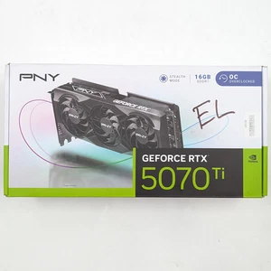 PNY GEFORCE RTX 5070 Ti 16GB OC GDDR7 Graphics Card (VCG5070T16TFXPB1-O) - Picture 1 of 8