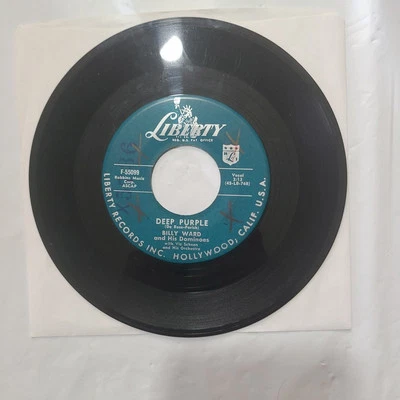 Billy Ward ~ Deep Purple/ Do It Again ~ Liberty 45 RPM  Record - Image 1 of 4