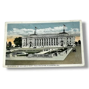 Postcard Wilmington New Castle County Public Buildings Wilmington Delaware B606 - Picture 1 of 2