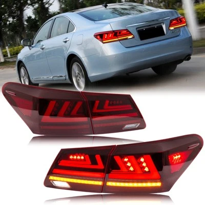 LED Tail Lights for Lexus ES350 2007-2012 Red Sequential Animation Rear Lamps - Image 1 of 4