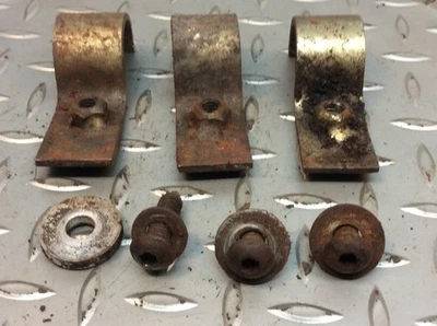 91 Husqvarna WXE 260 1991 placa de deslizamiento montaje pernos montaje Foto 1 de 4