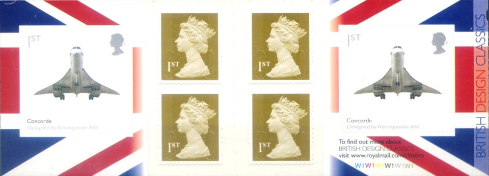 Gran Bretaña. Diseño inglés: avión Concorde 2009. Folleto. Foto 1 de 1