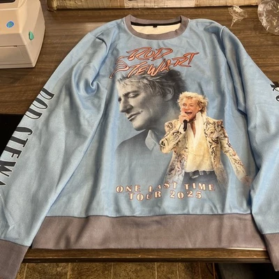 New Rod Stewart One Last Time Tour 2025 sweatshirt - Image 1 of 4