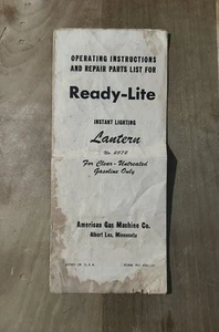 Lanterna vintage usata pronta all'uso n. 2572 Istruzioni per l'uso e ricambi di riparazione - Foto 1 di 3