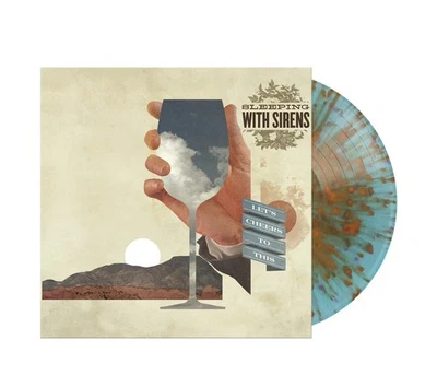 SLEEPING WITH SIRENS LET'S CHEERS TO THIS [BLUE/ORANGE SPLATTER LP] NEW LP - Image 1 of 2