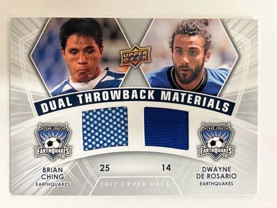 2012 Upper Deck MLS Soccer Relic/Jersey/Patch Cards Pick From List - Image 1 of 1