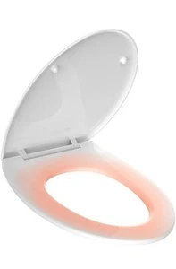 Beheizbarer Toilettensitz mit integrierter Seitensteuerung, Deckel und Sitz Soft Close, Auto... - Bild 1 von 7