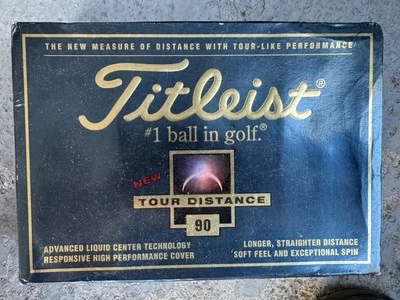 Titleist Tour Distance 90 高尔夫球 1 十几柔软触感 全新 — 第 1/4 张图片