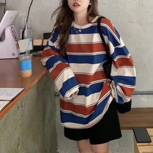 Stylish Harajuku Pullovers for Women Korean Fashion Sweatshirt Couples - Picture 1 of 27