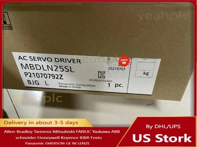 For Panasonic servo driver MBDLN25SL In Box New Free Shipping 1-Year Warranty ! - Image 1 of 3