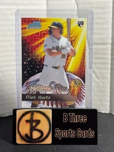 NICK KURTZ 2025 Bowman Chrome Mega Meteoric Rise Mojo Refractor RC #MR7 A1139 - Picture 1 of 4