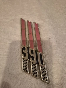 Vintage Ford Galaxie Fairlane 390 Front Fender Emblem Badge 1966-1967 - Bild 1 von 6