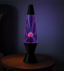 Plasma Rocket Lamp Retro Lava Lamp Night Light Lightening Tesla Ball Fusion 12V - Picture 1 of 7