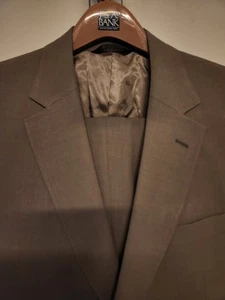 Jos. A. Bank Mens 2 Piece Suit Gray Pants Wool L0008 - Picture 1 of 8