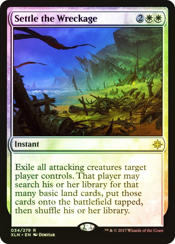MTG FOIL Settle the Wreckage  - Ixalan #34 - Image 1 of 1
