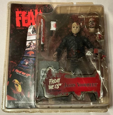 Cinema of Fear Series 1 Friday the 13th "Jason Voorhees" Action Figure Mezco - Image 1 of 4