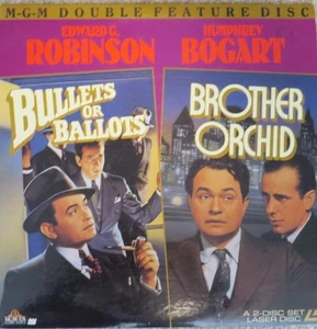 BULLETS OR BALLOTS / BROTHER ORCHID  LASERDISC - Foto 1 di 1