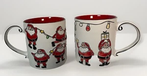 Eli & Ana Pair of Christmas Santa Mugs - Picture 1 of 7
