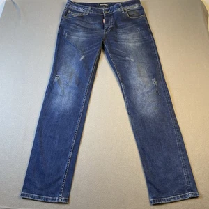 Dsquared2 Herren Gr. 38 x 33 Jeans Made in Italy Distressed Regular Dark Wash - Bild 1 von 20