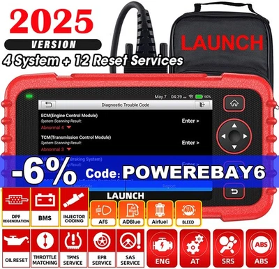 2025 Launch CRP129X V2.0 Professional Automotive Diagnostic Tool Auto OBD2 Scanner TPMS EPB SAS - Image 1 of 4