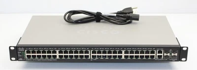 Cisco | SG500-52 | 52-Port Gigabit Stackable Managed Switch -Includes Power Cord - Image 1 of 4