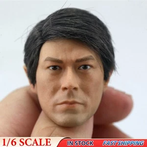 Figura modelo 1/6 Louis Koo actor asiático hombre escultura de cabeza ajuste 12" hágalo usted mismo Hot Toys - Imagen 1 de 16
