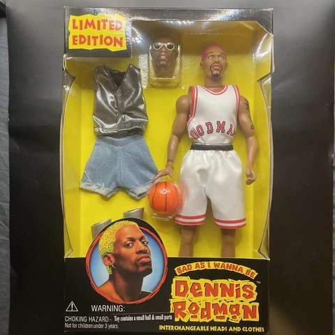 Street Players Dennis Rodman Bad As I Wanna Be Doll Action Figure 12" 1996 Cover